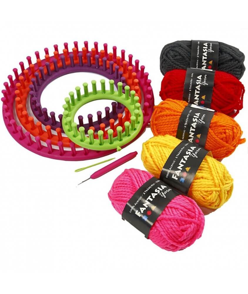 Kit métier à tricoter - CChobby Kit métier à tricoter - CChobby