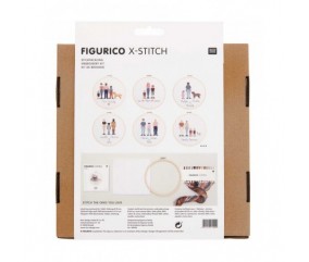 Kit de broderie Figurico Famille- Rcio Design