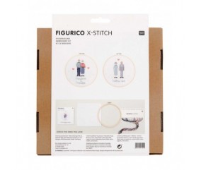 Kit de broderie Figurico Mamie et Papi - Rcio Design