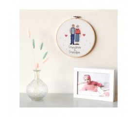 Kit de broderie Figurico Mamie et Papi - Rcio Design