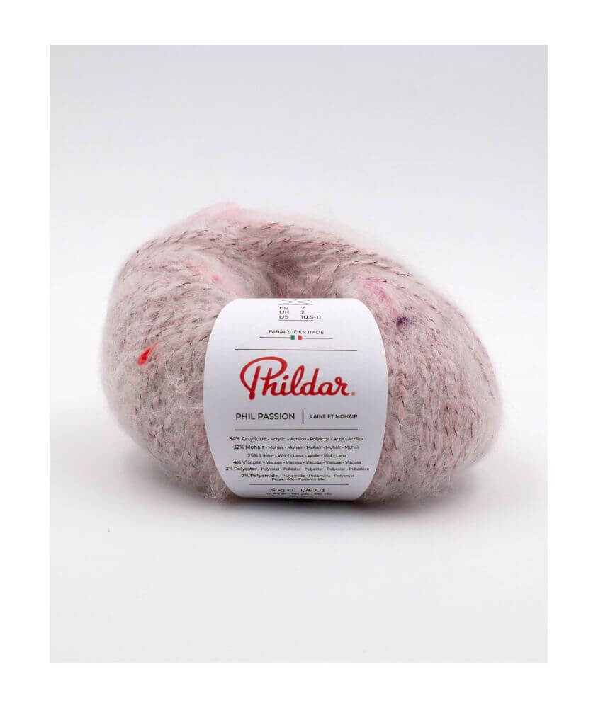 Pelote de laine et mohair à tricoter Phil Passion - Phildar Pelote de laine et mohair à tricoter Phil Passion - Phildar