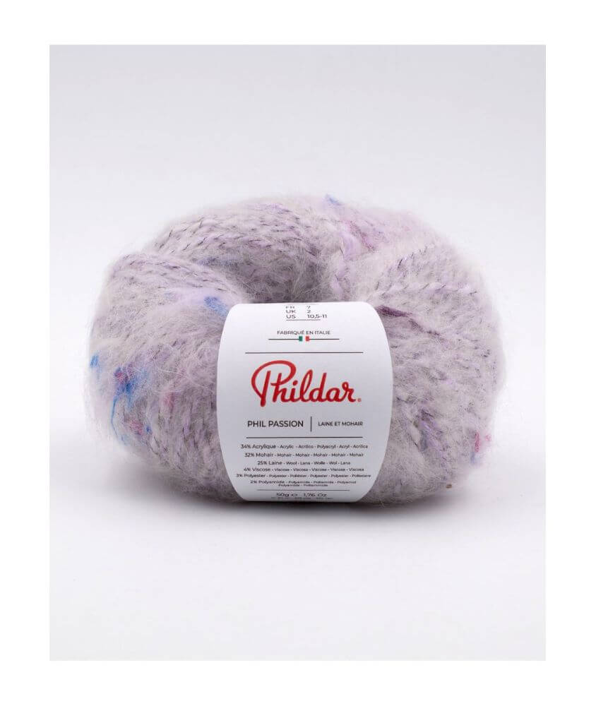 Pelote de laine et mohair à tricoter Phil Passion - Phildar