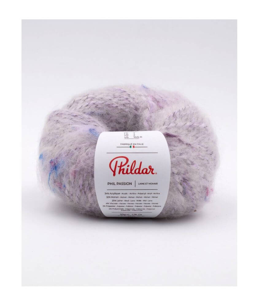 Pelote de laine et mohair à tricoter Phil Passion - Phildar Pelote de laine et mohair à tricoter Phil Passion - Phildar