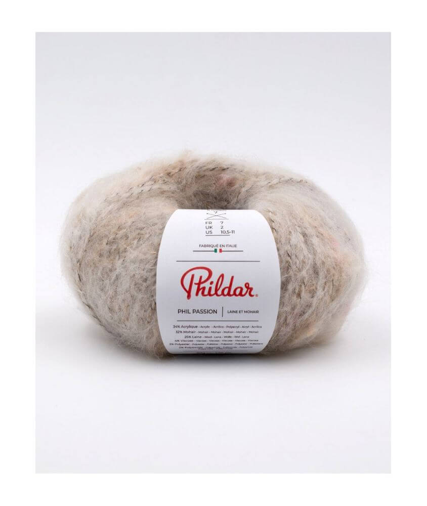 Pelote de laine et mohair à tricoter Phil Passion - Phildar Pelote de laine et mohair à tricoter Phil Passion - Phildar