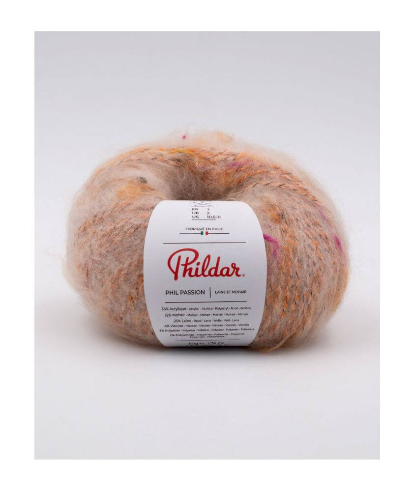 Pelote de laine et mohair à tricoter Phil Passion - Phildar