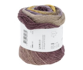 Coton à tricoter et à crocheter QUATTRO DEGRADE - 100GR - Lang Yarns