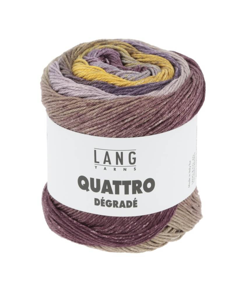 Coton à tricoter et à crocheter QUATTRO DEGRADE - 100GR - Lang Yarns Coton à tricoter et à crocheter QUATTRO DEGRADE - 100GR - Lang Yarns