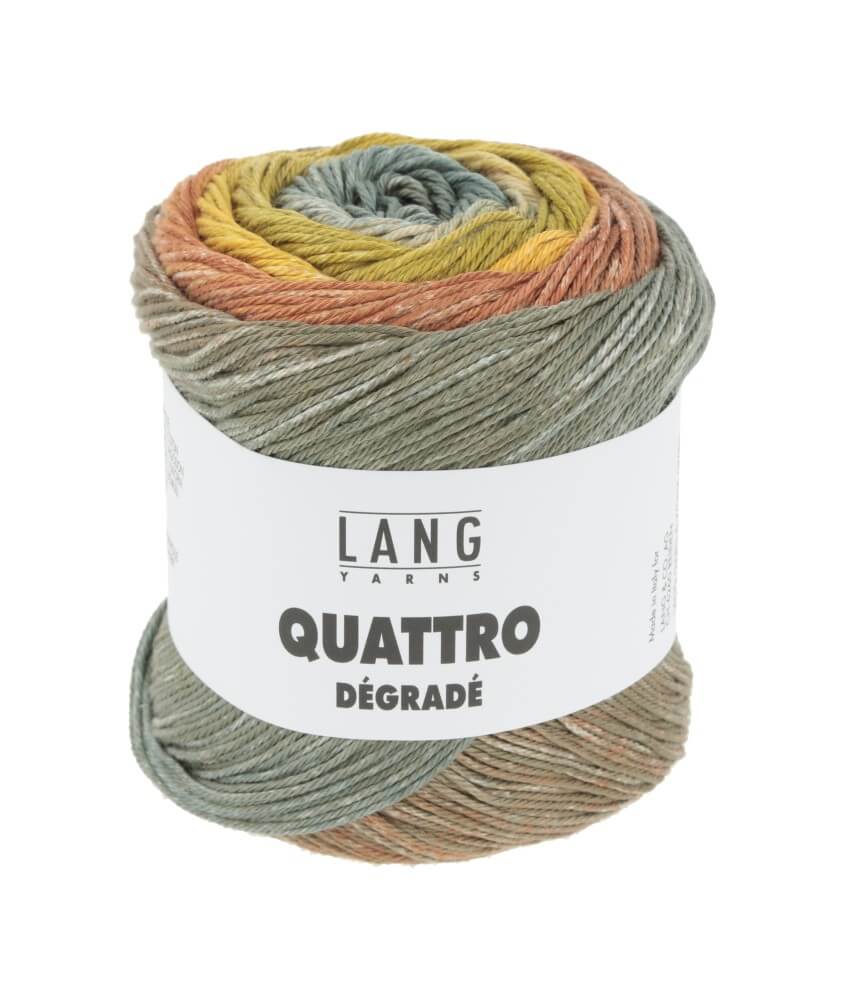 Coton à tricoter et à crocheter QUATTRO DEGRADE - 100GR - Lang Yarns