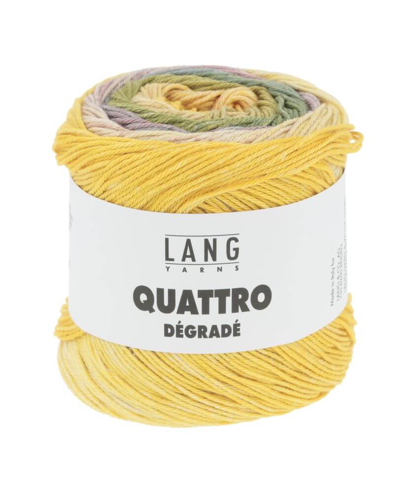 Coton à tricoter et à crocheter QUATTRO DEGRADE - 100GR - Lang Yarns Coton à tricoter et à crocheter QUATTRO DEGRADE - 100GR - Lang Yarns