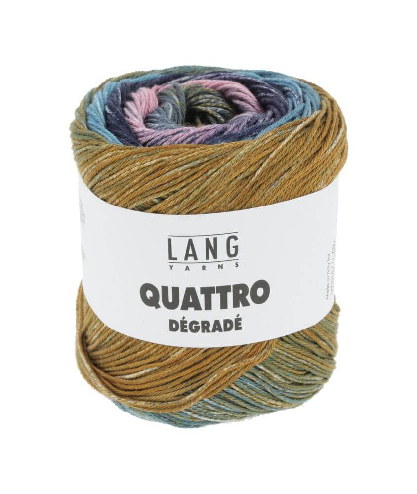 Coton à tricoter et à crocheter QUATTRO DEGRADE - 100GR - Lang Yarns Coton à tricoter et à crocheter QUATTRO DEGRADE - 100GR - Lang Yarns