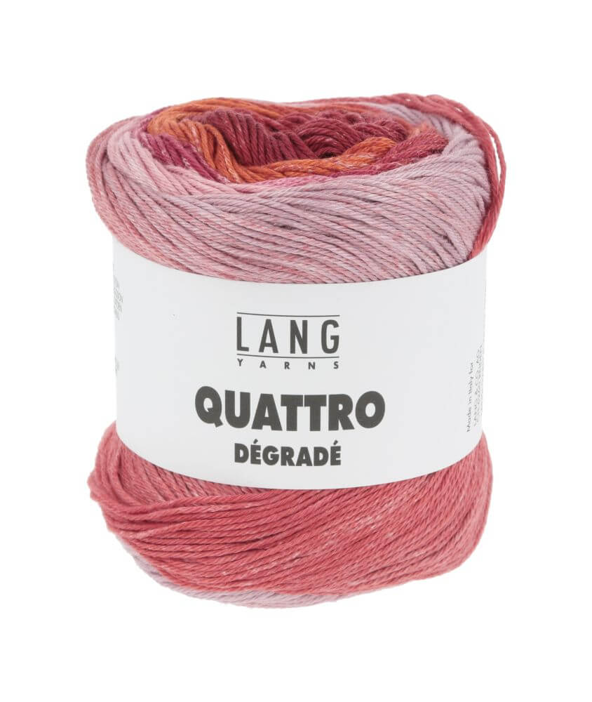 Coton à tricoter et à crocheter QUATTRO DEGRADE - 100GR - Lang Yarns