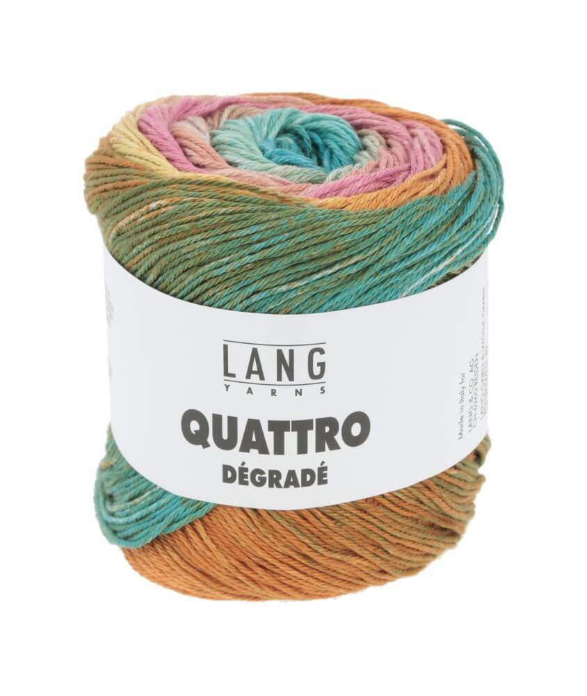 Coton à tricoter et à crocheter QUATTRO DEGRADE - 100GR - Lang Yarns Coton à tricoter et à crocheter QUATTRO DEGRADE - 100GR - Lang Yarns