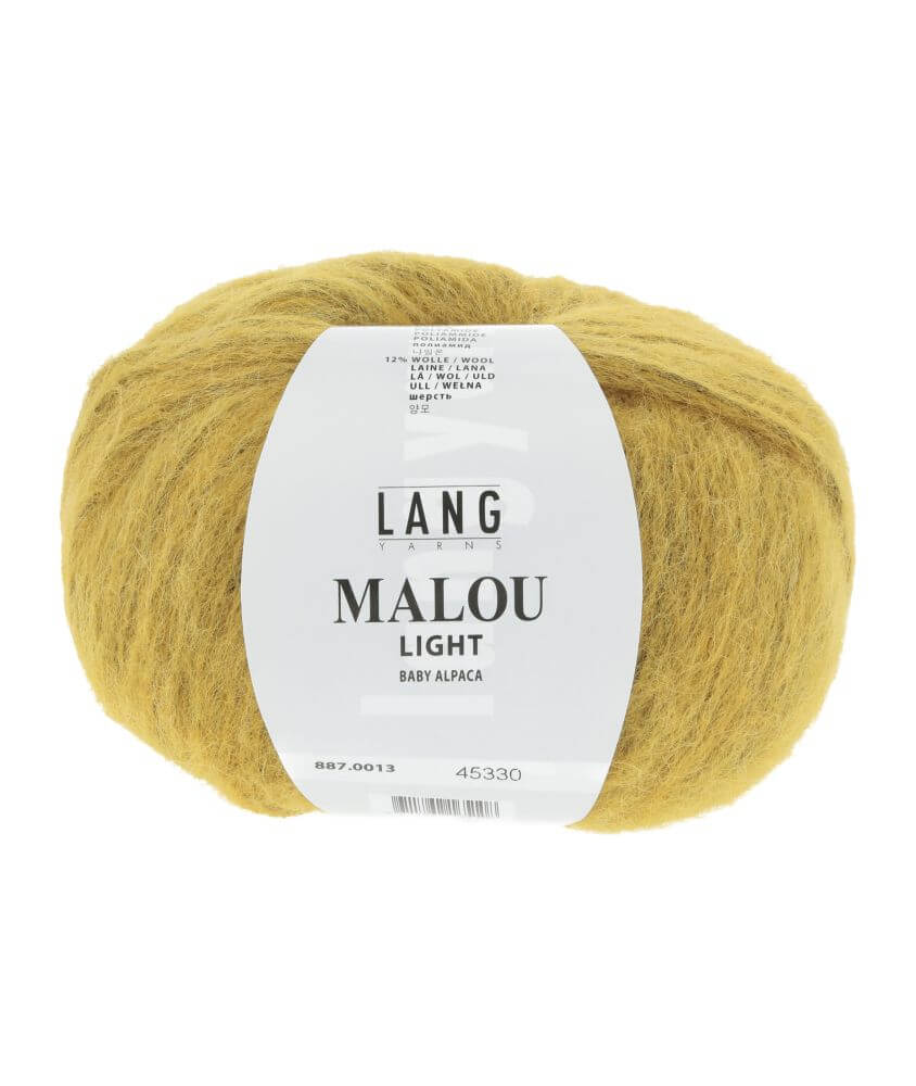 Pelote d'Alpaga et laine MALOU LIGHT - LANG YARNS