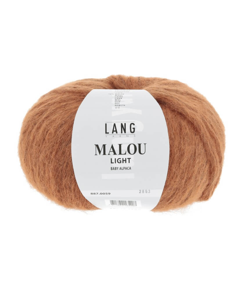 Pelote d'Alpaga et laine MALOU LIGHT - LANG YARNS