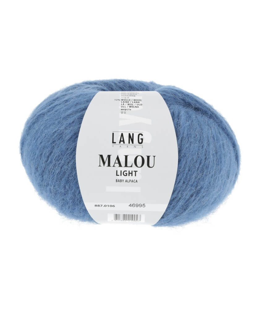 Pelote d'Alpaga et laine MALOU LIGHT - LANG YARNS