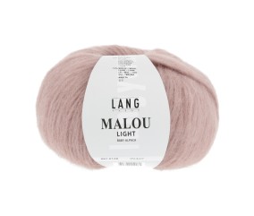 Pelote d'Alpaga et laine MALOU LIGHT - LANG YARNS