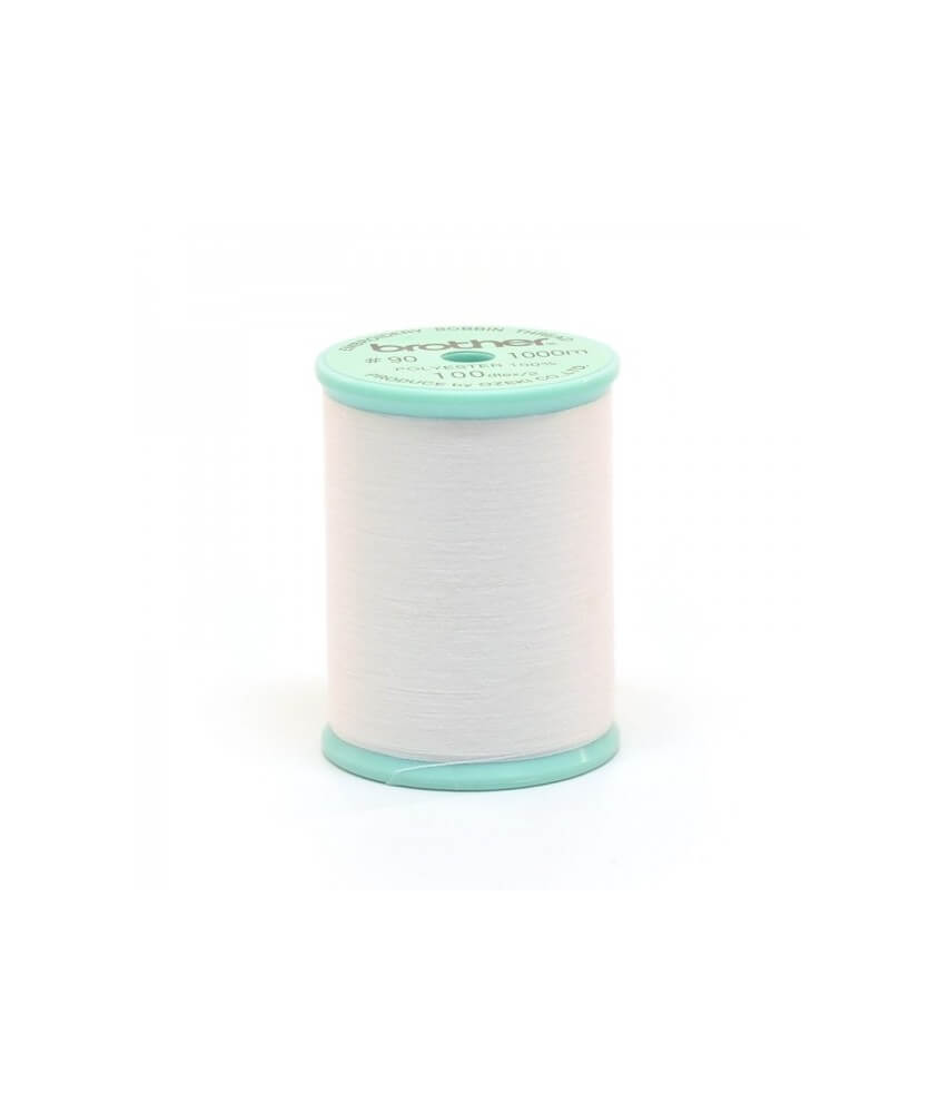 Fil de canette pour broderie blanc n°90 - Brother