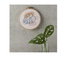 Kit de broderie Monstera - Rico Design