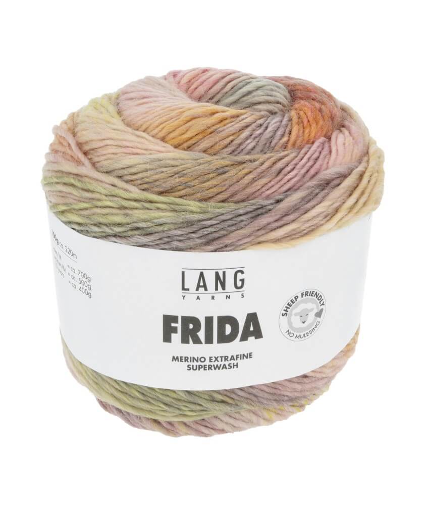Pelote de Laine Vierge FRIDA - 100GR - Lang Yarns Pelote de Laine Vierge FRIDA - 100GR - Lang Yarns