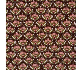 Tissu viscose lurex motifs géométriques