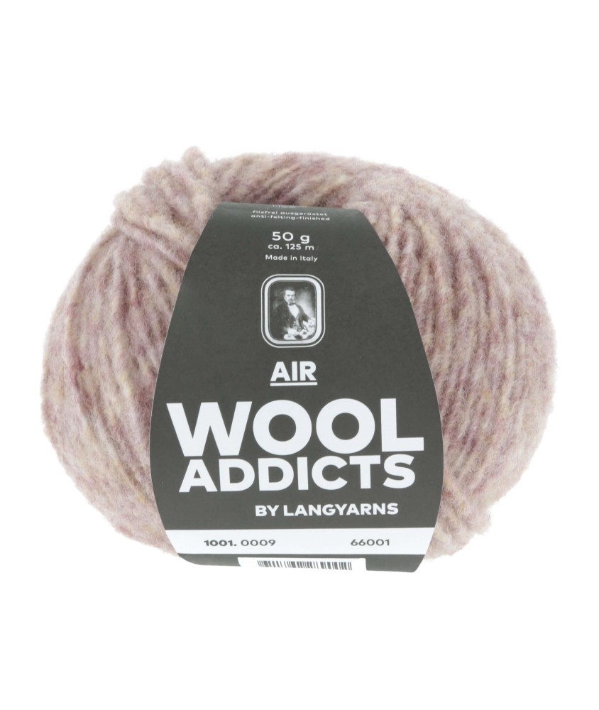 Pelote de Laine à tricoter AIR - Wool Addicts - 0009 Rose (6)