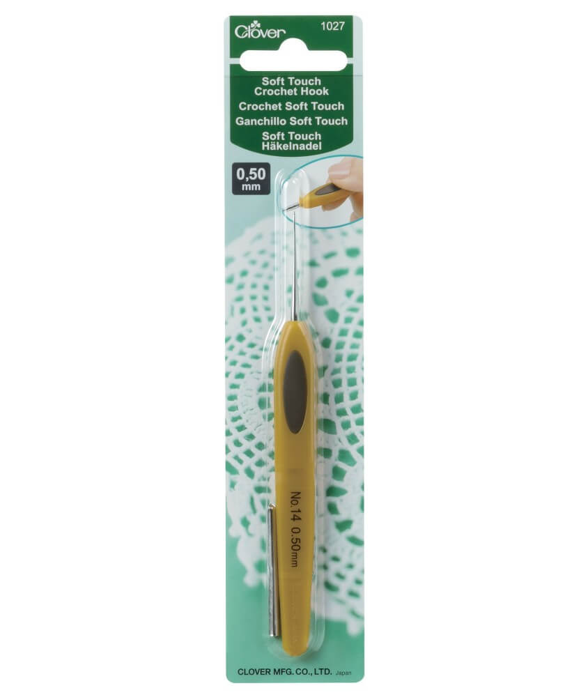 Crochets Ergonomiques en ACIER N° 0,5 à 1,75 - Clover Crochets Ergonomiques en ACIER N° 0,5 à 1,75 - Clover