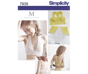 Patron Simplicity 8228 Sous vêtement femme
