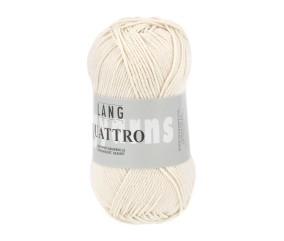 Fil à tricoter 100% coton QUATTRO - Lang Yarns