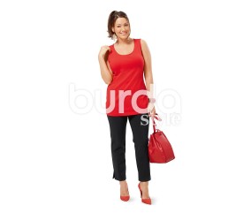 Patron Burda 6672 Tee-Shirt et robe du 46 au 60