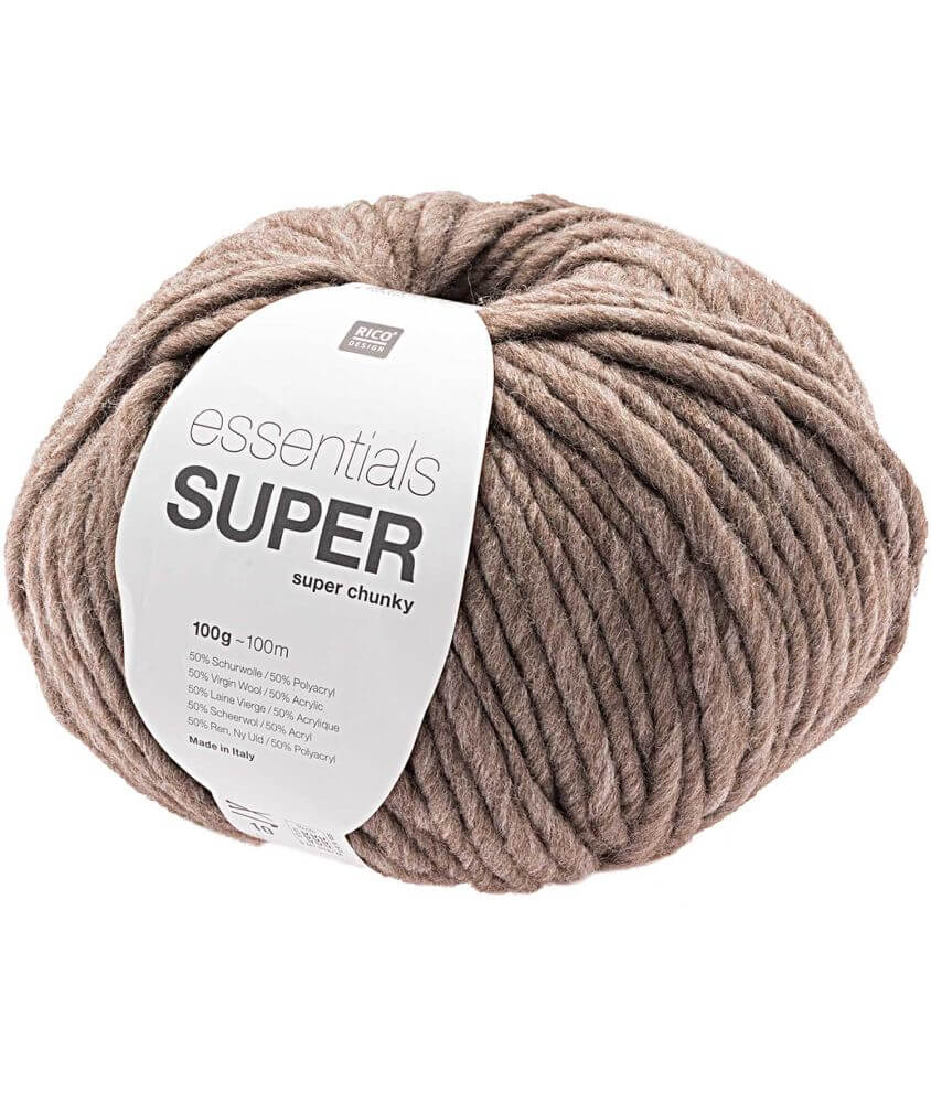 Découvrez la Chaleur et la Facilité avec la Pelote de Laine ESSENTIALS SUPER SUPER CHUNKY - 100 GR - Rico Design