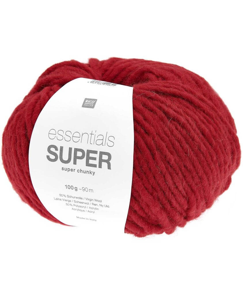 Découvrez la Chaleur et la Facilité avec la Pelote de Laine ESSENTIALS SUPER SUPER CHUNKY - 100 GR - Rico Design