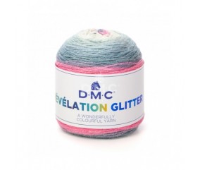 Pelote de laine REVELATION GLITTER pour étoles - DMC Wonder 