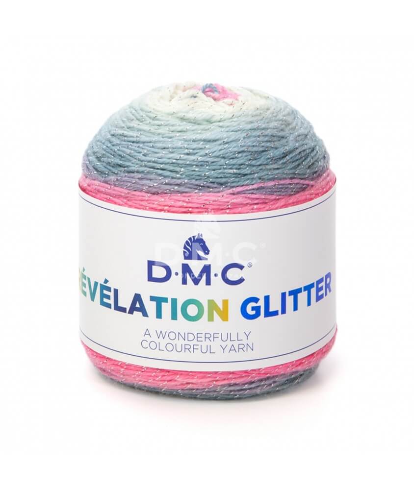 Pelote de laine REVELATION GLITTER pour étoles - DMC Wonder 