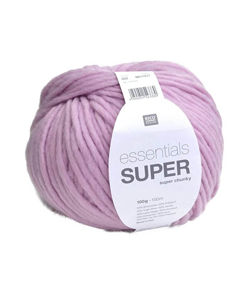 Découvrez la Chaleur et la Facilité avec la Pelote de Laine ESSENTIALS SUPER SUPER CHUNKY - 100 GR - Rico Design