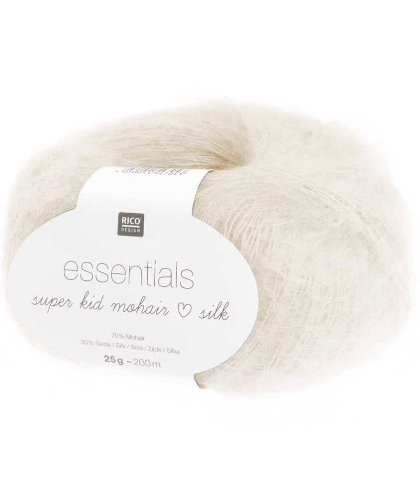Fil à Tricoter ESSENTIALS SUPER KID MOHAIR LOVES SILK: Luxe, Douceur et Créativité - 25gr - Rico Design Fil à Tricoter ESSENTIALS SUPER KID MOHAIR LOVES SILK: Luxe, Douceur et Créativité - 25gr - Rico Design