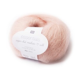 Fil à Tricoter ESSENTIALS SUPER KID MOHAIR LOVES SILK: Luxe, Douceur et Créativité - 25gr - Rico Design