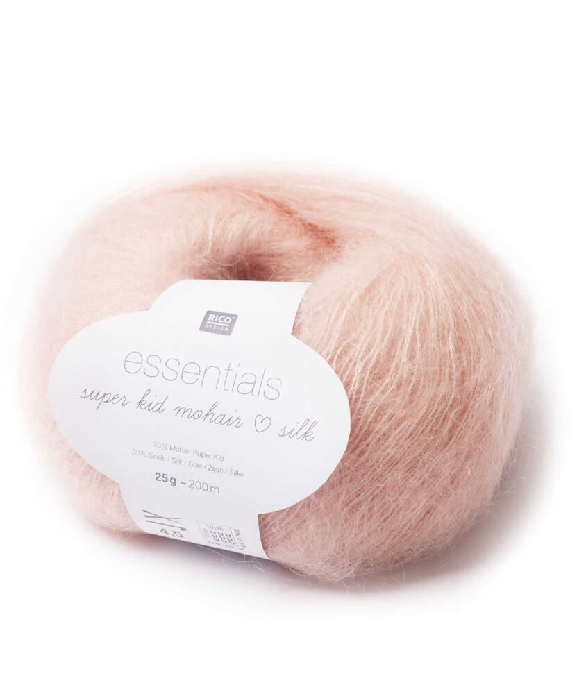 Fil à Tricoter ESSENTIALS SUPER KID MOHAIR LOVES SILK: Luxe, Douceur et Créativité - 25gr - Rico Design Fil à Tricoter ESSENTIALS SUPER KID MOHAIR LOVES SILK: Luxe, Douceur et Créativité - 25gr - Rico Design