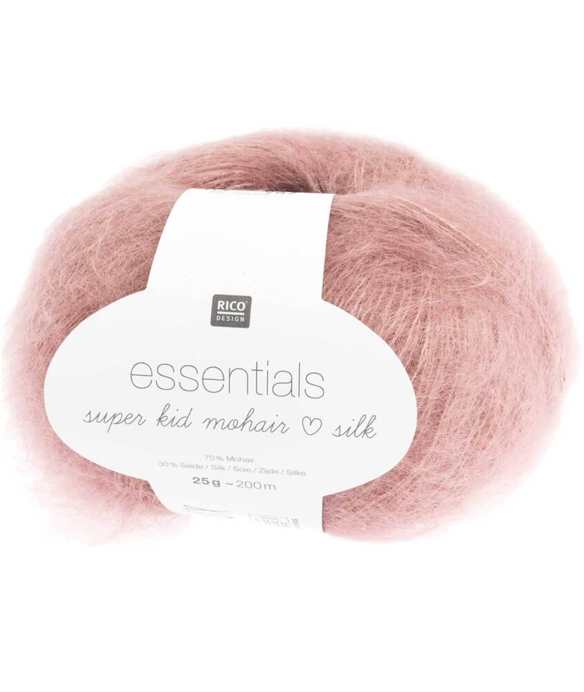 Fil à Tricoter ESSENTIALS SUPER KID MOHAIR LOVES SILK: Luxe, Douceur et Créativité - 25gr - Rico Design