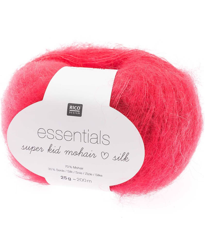 Fil à Tricoter ESSENTIALS SUPER KID MOHAIR LOVES SILK: Luxe, Douceur et Créativité - 25gr - Rico Design