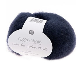 Fil à Tricoter ESSENTIALS SUPER KID MOHAIR LOVES SILK: Luxe, Douceur et Créativité - 25gr - Rico Design