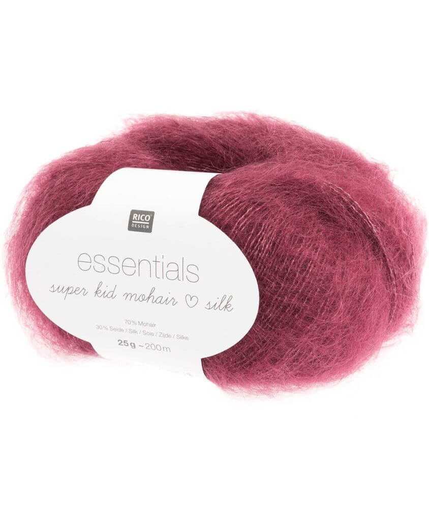 Fil à Tricoter ESSENTIALS SUPER KID MOHAIR LOVES SILK: Luxe, Douceur et Créativité - 25gr - Rico Design