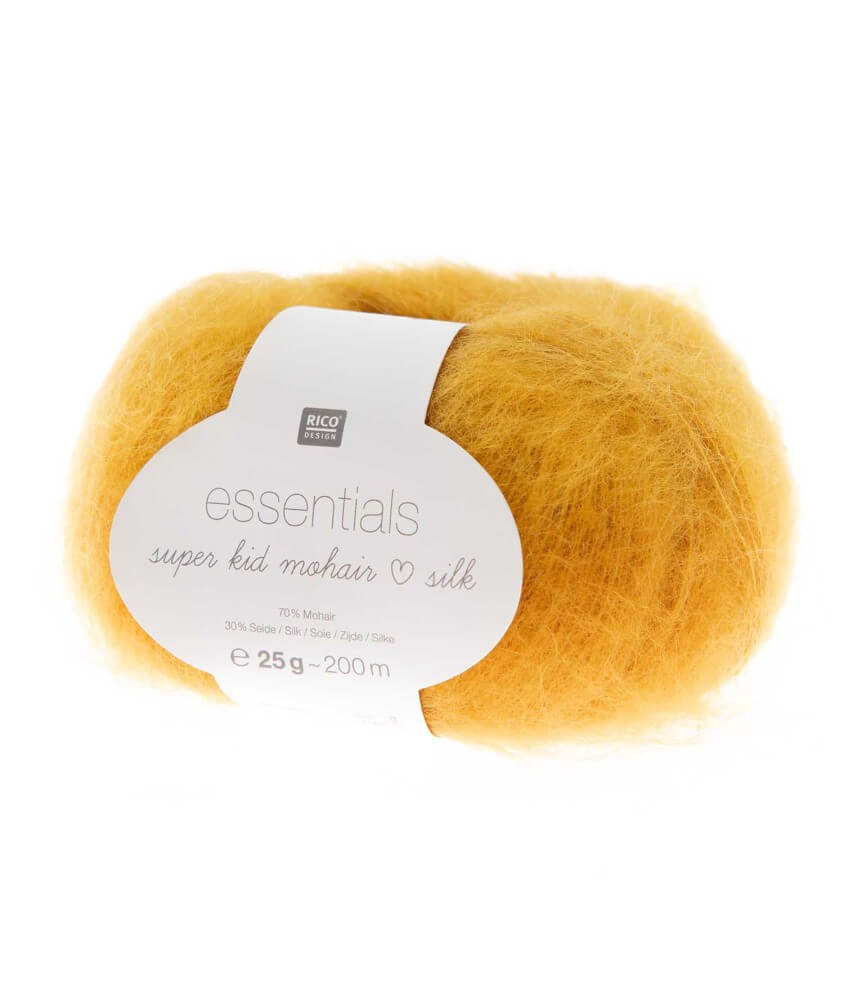 Fil à Tricoter ESSENTIALS SUPER KID MOHAIR LOVES SILK: Luxe, Douceur et Créativité - 25gr - Rico Design