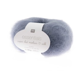 Fil à Tricoter ESSENTIALS SUPER KID MOHAIR LOVES SILK: Luxe, Douceur et Créativité - 25gr - Rico Design