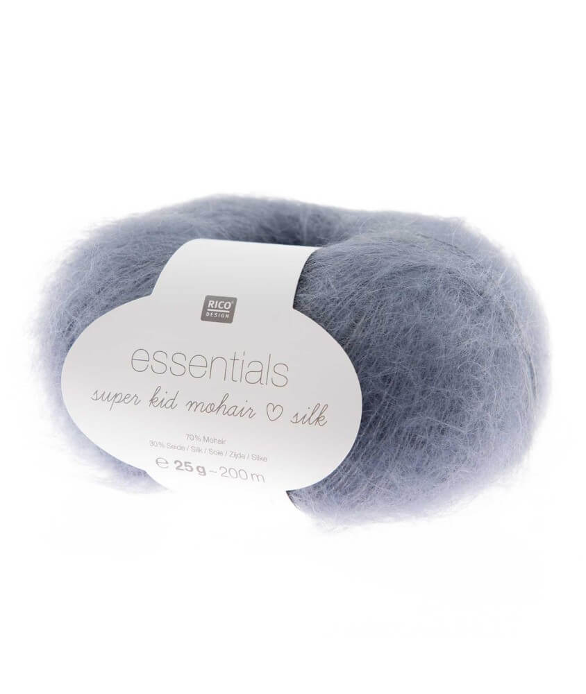 Fil à Tricoter ESSENTIALS SUPER KID MOHAIR LOVES SILK: Luxe, Douceur et Créativité - 25gr - Rico Design