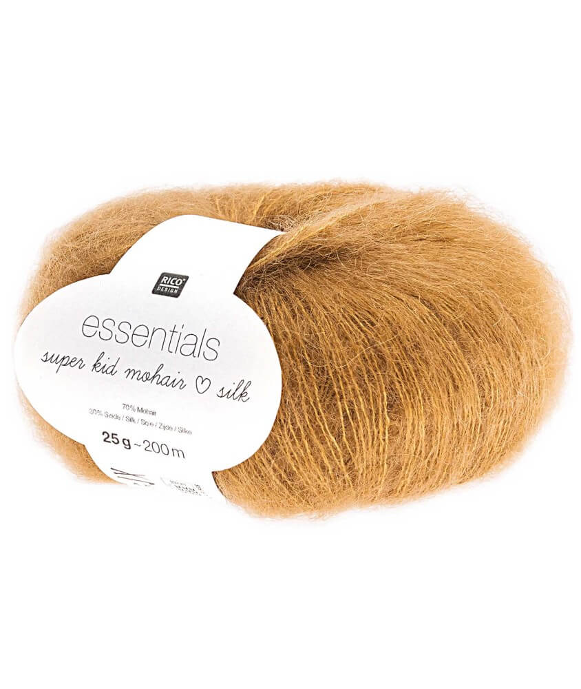 Fil à Tricoter ESSENTIALS SUPER KID MOHAIR LOVES SILK: Luxe, Douceur et Créativité - 25gr - Rico Design