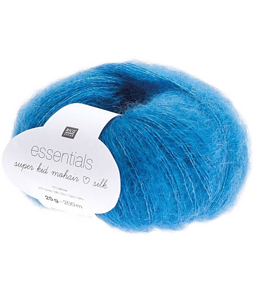 Fil à Tricoter ESSENTIALS SUPER KID MOHAIR LOVES SILK: Luxe, Douceur et Créativité - 25gr - Rico Design