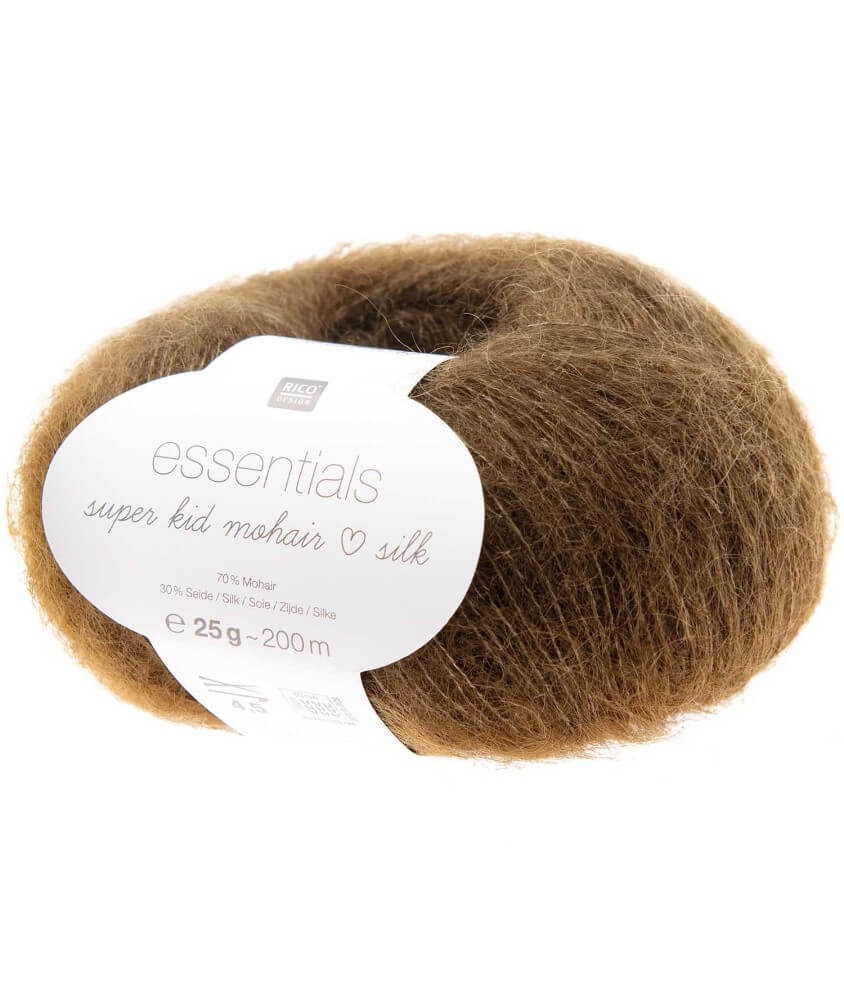 Fil à Tricoter ESSENTIALS SUPER KID MOHAIR LOVES SILK: Luxe, Douceur et Créativité - 25gr - Rico Design