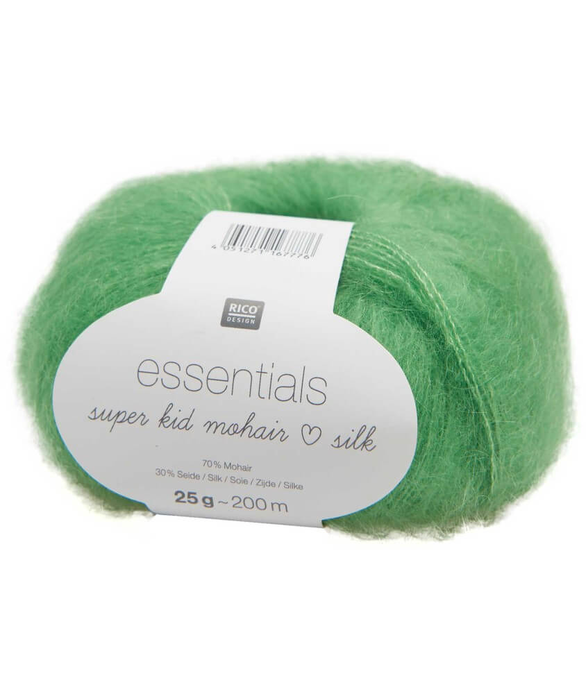 Fil à Tricoter ESSENTIALS SUPER KID MOHAIR LOVES SILK: Luxe, Douceur et Créativité - 25gr - Rico Design