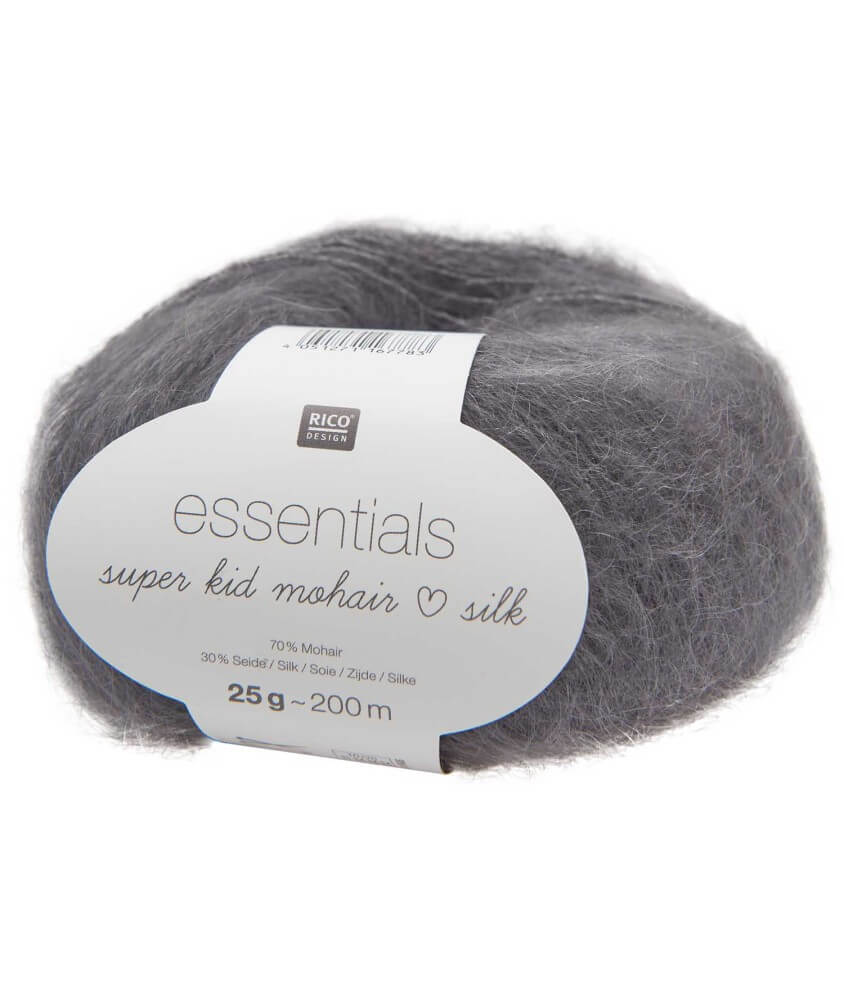 Fil à Tricoter ESSENTIALS SUPER KID MOHAIR LOVES SILK: Luxe, Douceur et Créativité - 25gr - Rico Design