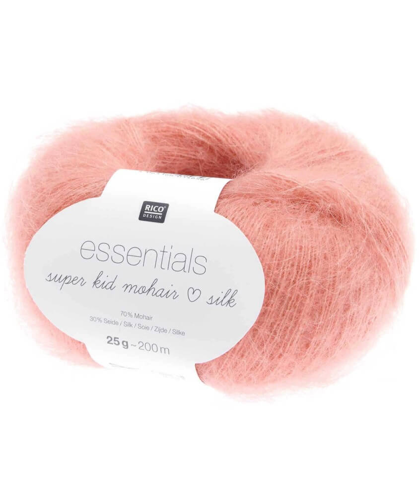 Fil à Tricoter ESSENTIALS SUPER KID MOHAIR LOVES SILK: Luxe, Douceur et Créativité - 25gr - Rico Design